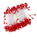 170pcs Pearl Double Tip Floral Stamens - Red