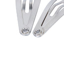 Women Girls Ladies Metal Snap Clips Hair Bows Head Wear Hair Accessory Silver Pack Of 50PCS 30mm
