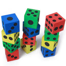12Pcs/set Children Soft Foam Maths Dice Learning Playing Teaching Aids Toys