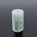 AA to D Size Battery Adapter White Case
