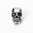 10pcs Antique Silver Metal Skull Spacer Beads Fit DIY Charm Bracelet 3.9mm Hole