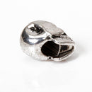 10pcs Antique Silver Metal Skull Spacer Beads Fit DIY Charm Bracelet 3.9mm Hole