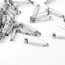 Brooch Back Safety Bar Pins For Brooch Pin Badge 32mm Pack Of 50PCS