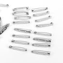 Brooch Back Safety Bar Pins For Brooch Pin Badge 32mm Pack Of 50PCS