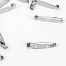 Brooch Back Safety Bar Pins For Brooch Pin Badge 32mm Pack Of 50PCS