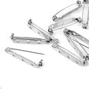 Brooch Back Safety Bar Pins For Brooch Pin Badge 32mm Pack Of 50PCS