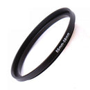 Easy To Operate 55mm to 58mm Step Down Filter Lens Ring Adapter Black