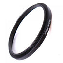 Easy To Operate 55mm to 58mm Step Down Filter Lens Ring Adapter Black