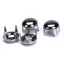 Free Ship 100pcs 6mm Silver Round Studs Spots Nailheads Clothes Bracelet Decor