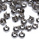 Free Ship 100pcs 6mm Silver Round Studs Spots Nailheads Clothes Bracelet Decor