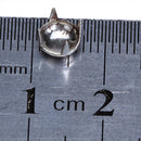 Free Ship 100pcs 6mm Silver Round Studs Spots Nailheads Clothes Bracelet Decor