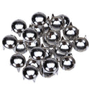 Free Ship 100pcs 6mm Silver Round Studs Spots Nailheads Clothes Bracelet Decor