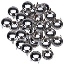 Free Ship 100pcs 6mm Silver Round Studs Spots Nailheads Clothes Bracelet Decor