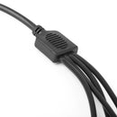 For CCTV Camera 4 Channel Cable Splitter DC 1 Female to 4 Male 5.5x2.1mm