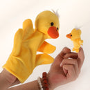 Set Of Lifelike Easy To Use Velvet Duck Hand Finger Puppet Kids Children Imaginative Entertaining Story Telling Props Play Fun Toy Yellow