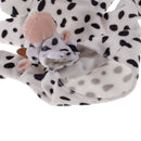 Set Of Lifelike Easy To Use Velvet Milk Cow Hand Finger Puppet Kids Children Imaginative Entertaining Story Telling Props Play Fun Toy Black + White