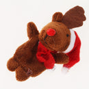 5 pcs Animal Finger Puppets w/ Christmas Hat