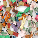 100 MIX Painted Model Railway Park Street Passenger People Figures N Scale 1:150