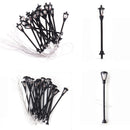 Lot 20 Single Head Garden Park Street Light Lamppost Lamp 1/100 Model Layout New