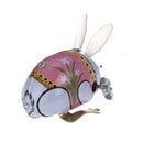 Funny Windup Bunny Jumping Rabbit Model Clockwork Toy Collectible Gift