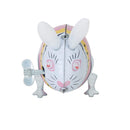 Funny Windup Bunny Jumping Rabbit Model Clockwork Toy Collectible Gift