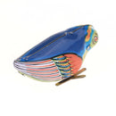Retro Style Wind Up Blue Bird Toy Pecking Song