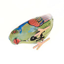 Retro Style Wind Up Blue Bird Toy Pecking Song