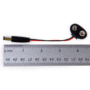 9V/Volt CCTV Camera Battery Clip Adaptor Holder Connector W/ 2.1mm DC Plug