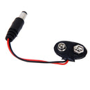 9V/Volt CCTV Camera Battery Clip Adaptor Holder Connector W/ 2.1mm DC Plug