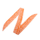 Outdoor Cycling Hiking Camping Ice Cooling Headband Wrist Band Scarf Men Women Summer Clothing Accessory - Orange