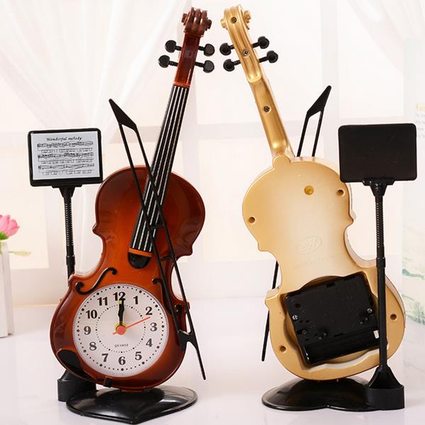 Portable Piano Plastic Alarm Clock Creative Student Table Ornaments Couple Children Alarm Clock