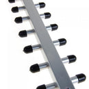 Set Of RP-SMA Connector 2400WHz Frequency 50 Ohm Impedance Antenna With Mounting Kit Silver