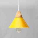 Diameter 25CM Modern Wooden Pendant Ceiling Hanging Lamp Chandelier Kitchen Light Fixture