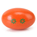 5Pcs 2.2inch Length Cute Maracas Musical Wooden Eggs Shakers Music Percussion Rattles Kids Educational Toys Xmas Gifts Orange