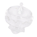 Dollhouse Miniature Transparent Plastic Dessert Pot Pastry Plate