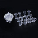 4pc Goblet Red Wine Cups Dolls House Miniature Dining Room Kitchen Accessory
