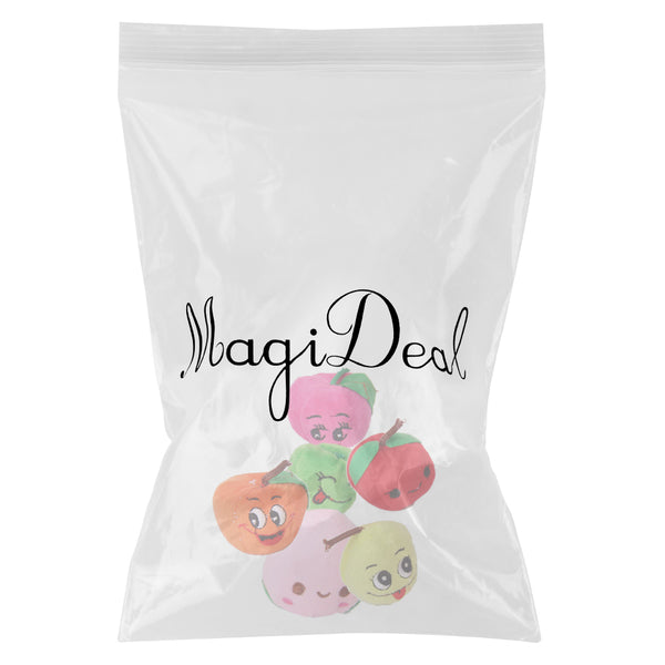 1 Set of 10PCS Soft Velvet Fruit Vegetable Finger Puppets Kids Hand Eye Coordination Educational Party Favor Toy Gift