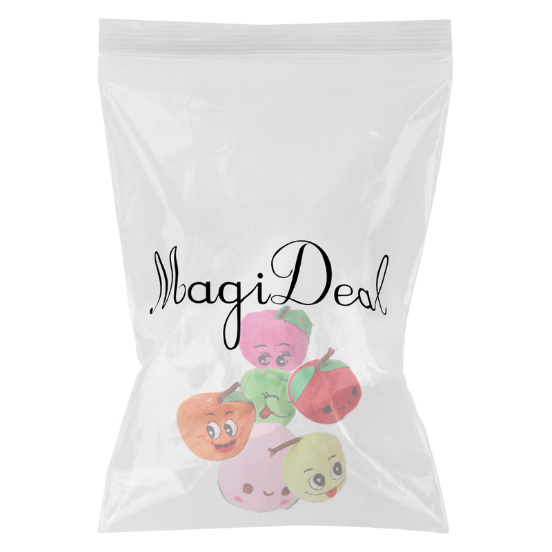 1 Set of 10PCS Soft Velvet Fruit Vegetable Finger Puppets Kids Hand Eye Coordination Educational Party Favor Toy Gift