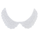 Vintage Yarn Sewing Collar Neckline DIY Craft Supplies Sewing Applique White 18cm