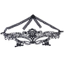Gorgeous Venetian Black Lace Eye Mask Masquerade Fancy Dress Party Mask