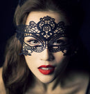 Gorgeous Venetian Black Lace Eye Mask Masquerade Fancy Dress Party Mask
