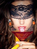 Women's Sexy Black Lace Floral Eye Mask Costume Party Fancy Eye Face Mask