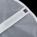 Waterproof Zippered Design Dustproof Protective Garment Bag Clear Clear 137cmx60cm
