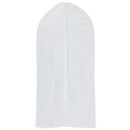 Waterproof Zippered Design Dustproof Protective Garment Bag Clear Clear 137cmx60cm