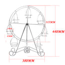 Unique 8-Cup Stainless Steel Rotating Ferris Wheel Cupcake Stand