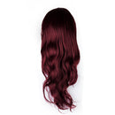 Sexy Women's Full Wigs Long Curly Wavy Wig - Wine Red