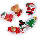 12pcs Cute Christmas Pattern Wooden Clips Clothespins Home Decor Kids Toy