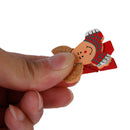 12pcs Cute Christmas Pattern Wooden Clips Clothespins Home Decor Kids Toy