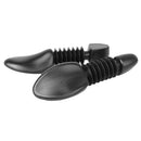 Footful 1 Pair Mens Shoe Trees Shoe Stretcher Shaper Plastic Spring for US Size 7.5-11.5 Black