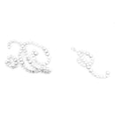 I Do Wedding Bridal Shoes Decal Sticker Rhinestone Motif - Clear